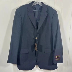 Giorgio Fiorelli Navy Blue Suit Size 48R